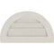 Ekena Millwork Half Round Gable Vnt Non-Functional Western Red Cedar Gable Vnt w/Decorative Face Frame, 14"W x 7"H GVWHR14X0702SDPWR - alternate 3